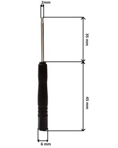 Cacciavite piatto da 2 mm